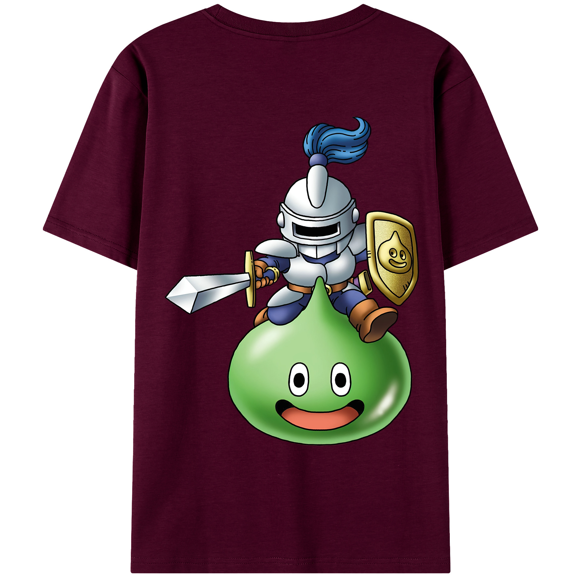 （画像用） ドラゴンクエスト Doragon Kuesuto Dragon Quest レディース半袖Tシャツ(バックプリント)